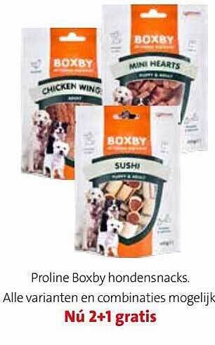 Intratuin Proline boxby hondensnacks aanbieding