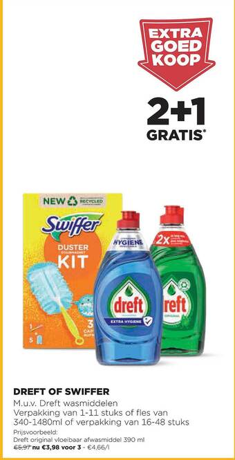 Jumbo Dreft of swiffer aanbieding