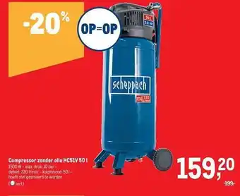 Makro Compressor zonder olie aanbieding