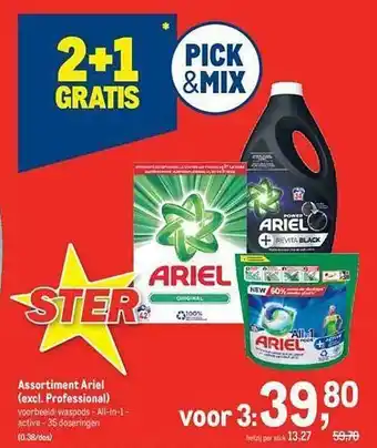 Makro Assortiment ariel aanbieding