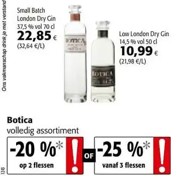 Botica volledig assortiment