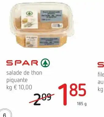 Salade de thon piquante 185g
