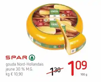 Spar Colruyt Gouda nord-hollandais 1kg aanbieding