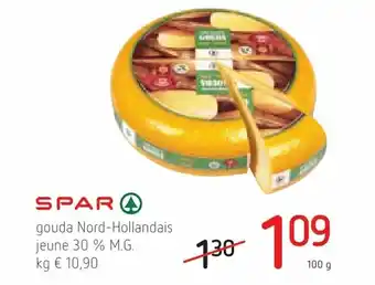 Spar Colruyt Gouda nord-hollandais 100g aanbieding
