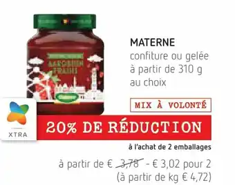 Spar Colruyt Materne 1kg aanbieding