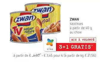 Spar Colruyt Zwan 40g aanbieding