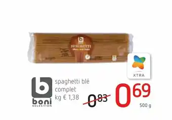 Spar Colruyt Spaghetti ble complet 1kg aanbieding