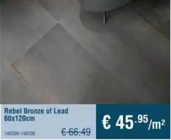 Rebel bronze of lead