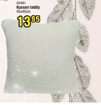 Happyland Kussen teddy 45 x 45cm aanbieding