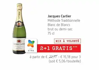 Spar Colruyt Jacques cartier 75cl aanbieding