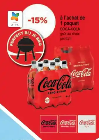 Spar Colruyt a l'achat de 1 paquet coca cola aanbieding
