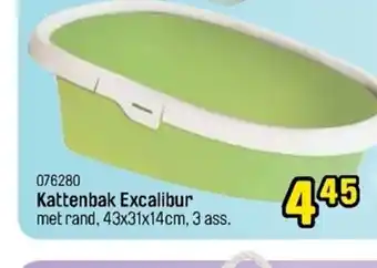 Happyland Kattenbak Excallibur aanbieding