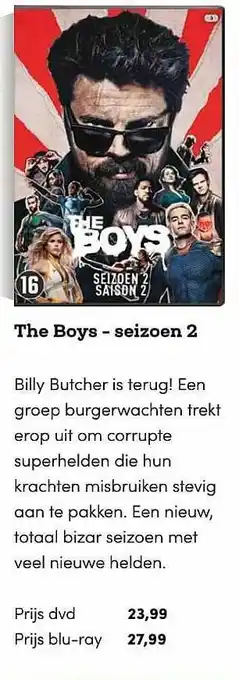 Bookspot The Boys - Seizoen 2 aanbieding