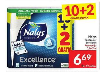 Intermarché Nalys Toiletpapier Excellence aanbieding