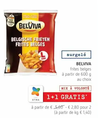 Spar Colruyt Belviva 1kg aanbieding