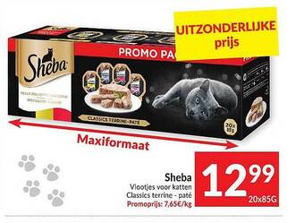 Intermarché Sheba Vlootjes Voor Katten aanbieding