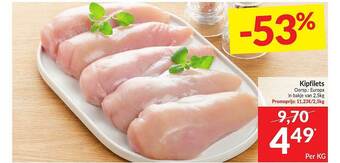 Intermarché Kipfilets aanbieding