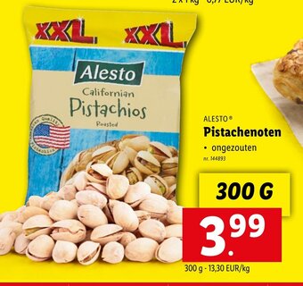 Lidl Alesto pistachenoten 300g aanbieding
