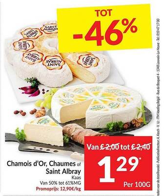 Intermarché Chamois D'or, Chaumes Of Saint Albray Kaas aanbieding