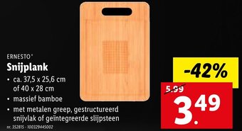 Lidl Ernesto snijplank aanbieding