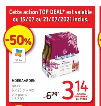 Spar Colruyt Hoegaarden 6 x 25 cl aanbieding
