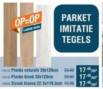 Cevo Parket imitatie tegels aanbieding