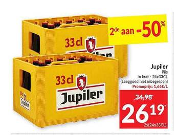 Intermarché Jupiler Pils aanbieding