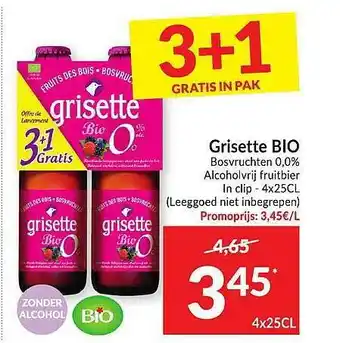 Intermarché Grisette Bio aanbieding