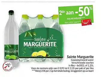 Intermarché Sainte Marguerite Gearomatiseerd Water aanbieding