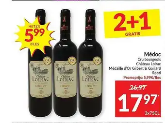 Intermarché Médoc Cru Burgeois Château Loirac aanbieding