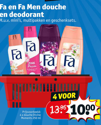Kruidvat Fa en fa men douche en deodorant aanbieding