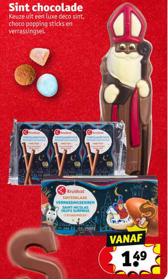 Kruidvat Sint chocolade aanbieding