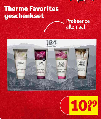 Kruidvat Therme favorites geschenkset aanbieding
