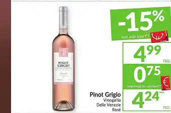 Intermarché Pinot Grigio Vinogallia Delle Venezie aanbieding