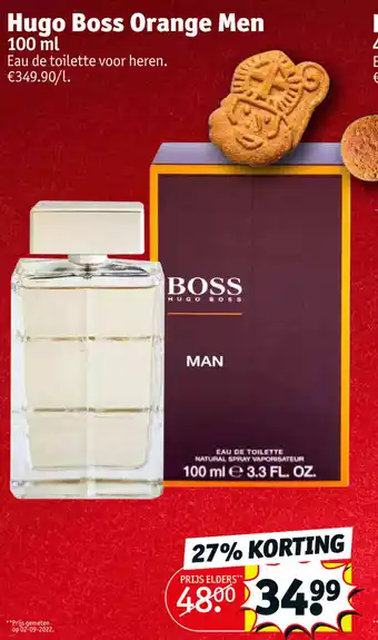 Kruidvat Hugo boss orange men 100ml aanbieding