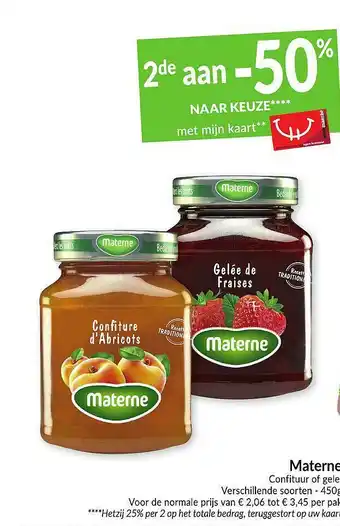 Intermarché Materne Confituur Of Gele aanbieding