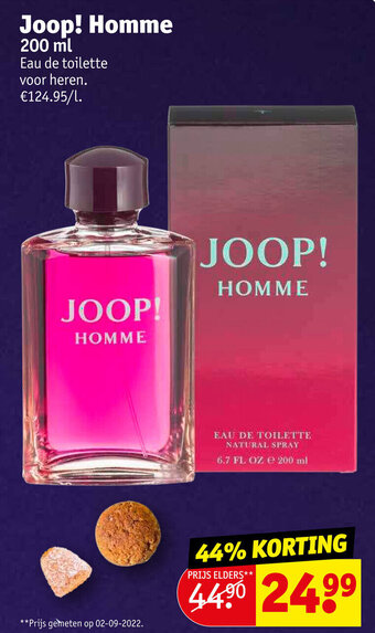 Kruidvat Joop! homme aanbieding