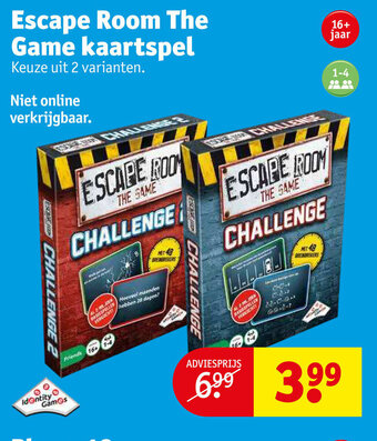 Kruidvat Escape Room The Game Kaartspel aanbieding