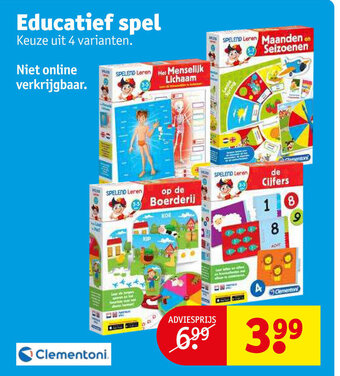 Kruidvat Educatief Spel aanbieding