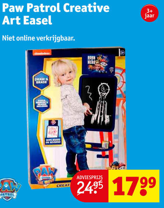 Kruidvat Paw Patrol Creative Art Easel aanbieding