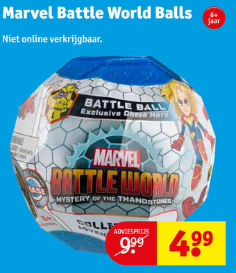 Kruidvat Marvel Battle World Balls aanbieding