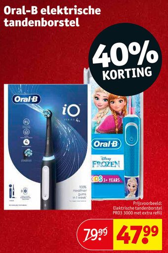 Kruidvat Oral-B Elektrische Tandenborstel aanbieding