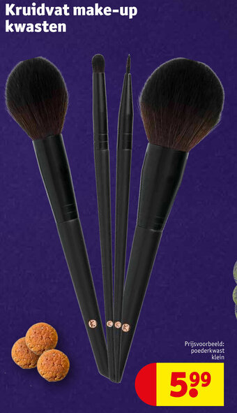 Kruidvat Kruidvat Make-Up Kwasten aanbieding