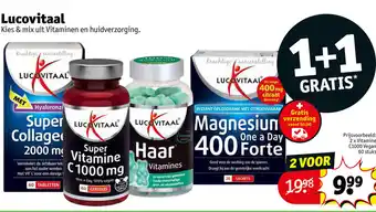 Kruidvat Lucovitaal 1+1 Gratis aanbieding