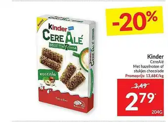 Intermarché Kinder Cerealé aanbieding