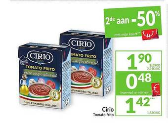 Intermarché Cirio Tomato Frito aanbieding