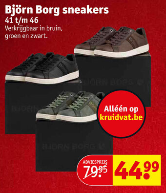 Kruidvat Bjorn Borg Sneakers 41 t/m 46 aanbieding