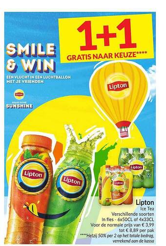 Intermarché Lipton Ice Tea aanbieding