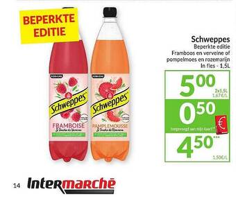 Intermarché Schweppes aanbieding