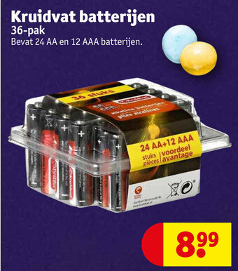 Kruidvat Kruidvat Batterijen 36-Pak aanbieding